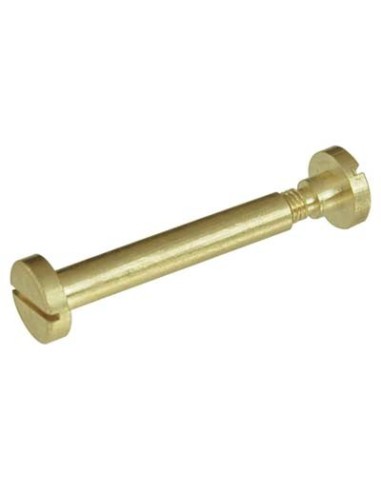 VITE GIUNZIONE MOBILI CANNOCCHIALE OTTONE ORO LUCIDO MM 6 VITE M 5 MM 25