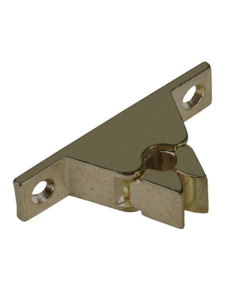 FERMAPORTA A PINZA OTTONE BRONZATO MM 60X14 H.MM 30