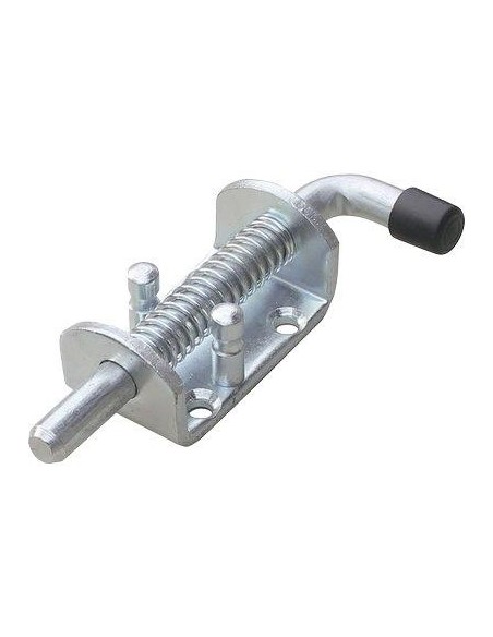 CATENACCIO + MOLLA TONDO 057 IBFM ZINCATO PIASTRA MM 40 CM 7,5/13,5