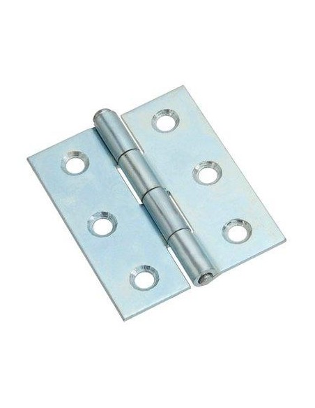 CERNIERA PESANTE 840 VALTOCE ACCIAIO ZINCATO PERNO SFILABILE MM  70X50X1,3