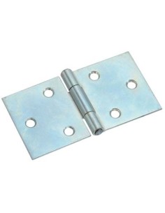 CERNIERA RETTANGOLARE PESANTE 816 VALTOCE ACCIAIO ZINCATO PERNO FISSO MM 64X110X2,0 PEZZI 12