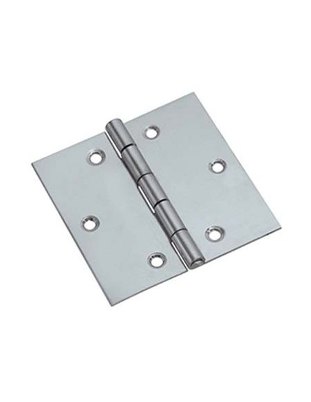 CERNIERA QUADRA 3317 VALTOCE INOX PERNO FISSO MM 50X50X1,0 PEZZI 24