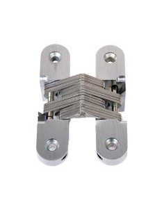 CERNIERE OVALI INVISIBILI A LAMELLE ACCIAIO NICHELATO MM 95,3X19 CF - PZ 10