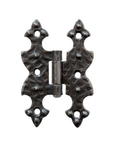 CERNIERA A BANDELLA DOPPIO T PIANA F.BATTUTO NERO SFUMATO MM 95X65 PEZZI 4