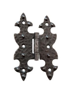 CERNIERA A BANDELLA DOPPIO T + COLLO F.BATTUTO NERO SFUMATO COLLO MM 12 MM 95X65 PEZZI 4