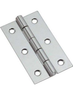 CERNIERA STRETTA 3323 VALTOCE INOX PERNO FISSO MM 40X30X0,8 PEZZI 24