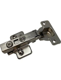 CERNIERA INCASSO 94° RALLENTATA + BASETTA COLLO  0 ACC NICH F.MM 35X11 REGISTRABILE PEZZI 2