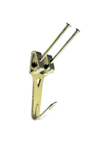 GANCIO QUADRO A X DOPPIO FERRO OTTONATO CF - PZ 5 N...3