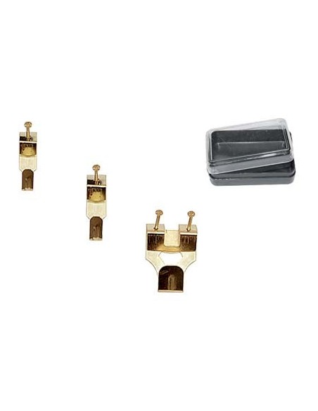 GANCIO QUADRO A X SINGOLO PRONTY FERRO OTTONATO CF - PZ 6 N...0