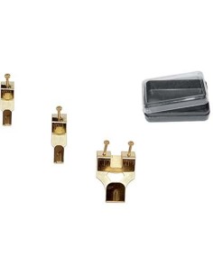 GANCIO QUADRO A X SINGOLO PRONTY FERRO OTTONATO CF - PZ 6 N...2