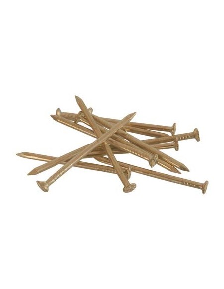 CHIODINO X GANCIO QUADRO AD X FERRO OTTONATO MM 1,4 H.MM 25 CF - PZ 100