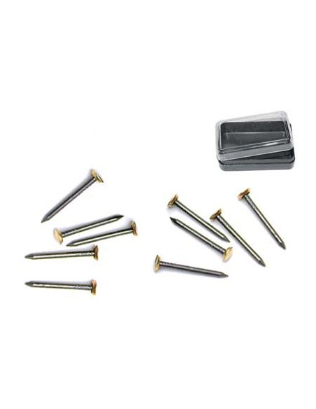 CHIODO TESTA OTTONE PRONTY ACCIAIO MM 25 CF - PZ 15