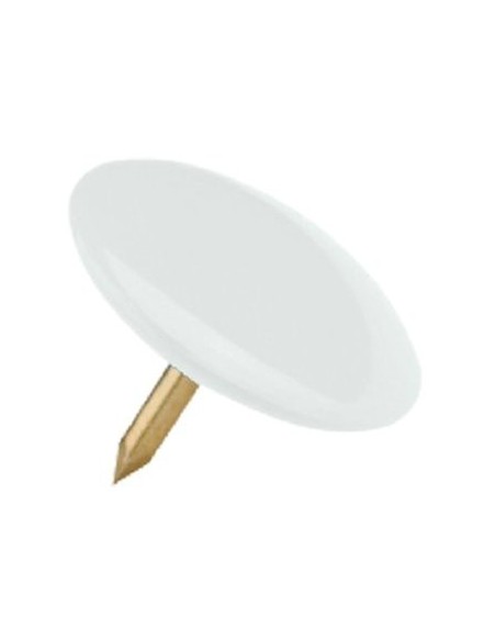 PUNTINA DISEGNO OTTONATA TESTA PLASTICA COLORI ASSORTITI CF - PZ 70