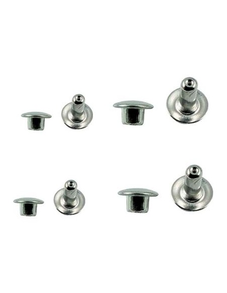 RIVETTO MASCHIO FEMMINA PRONTY ACCIAIO NICHELATO 036 CF - PZ 15