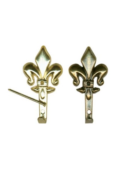 GANCIO QUADRO GIGLIO PRONTY FERRO ORO MM 24 CF - PZ 5