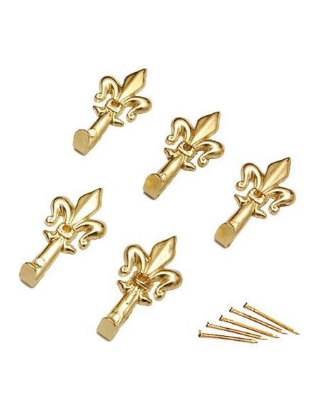 GANCIO QUADRO GIGLIO PRONTY FERRO ORO MM 33 CF - PZ 5