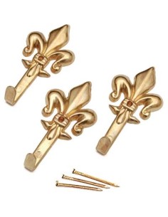 GANCIO QUADRO GIGLIO PRONTY FERRO ORO MM 47 CF - PZ 3