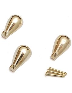 GANCIO QUADRO GOCCIA PRONTY FERRO ORO MM 27 CF - PZ 3