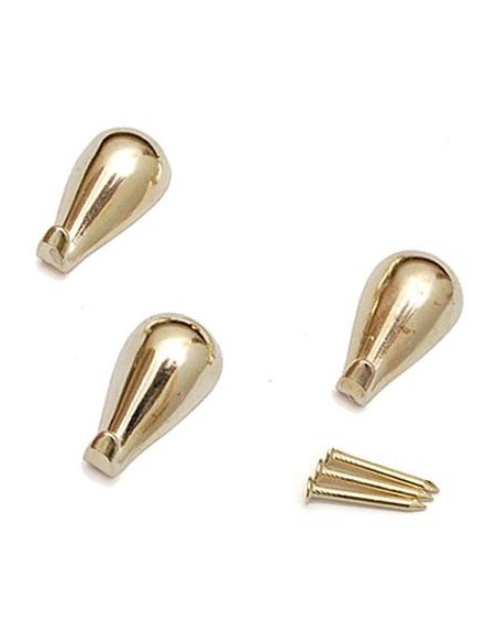 GANCIO QUADRO GOCCIA PRONTY FERRO ORO MM 27 CF - PZ 3