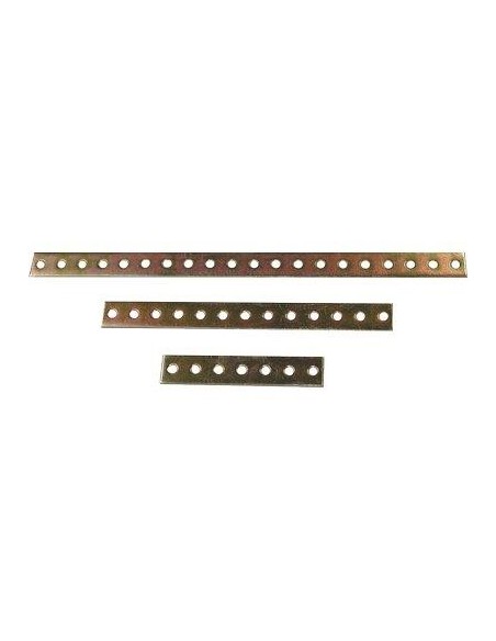 GIUNZIONE GAZEBO PESANTE DRITTA 866  ZINCATA GIALLA S.MM 4,0 MM 300X20