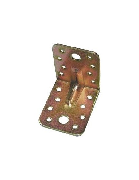 GIUNZIONE GAZEBO PESANTE ANGOLARE 874 ZINCATA GIALLA S.MM 2,5 MM 65X65X45