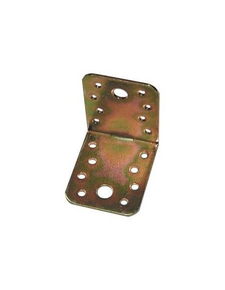 GIUNZIONE GAZEBO PESANTE ANGOLARE 846 ZINCATA GIALLA S.MM 2,5 MM 65X65X45