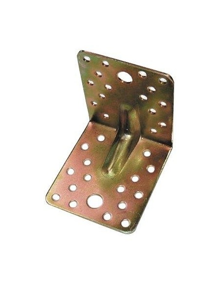 GIUNZIONE GAZEBO PESANTE ANGOLARE 794 ZINCATA GIALLA S.MM 3,0 MM 100X100X90