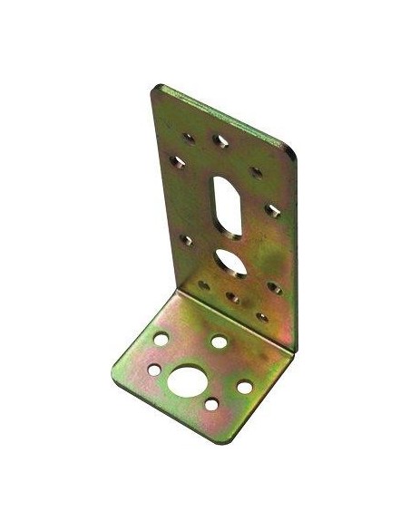 GIUNZIONE GAZEBO PESANTE ANGOLARE ASIMMETRICO 776 ZINCATA GIALLA S.MM 3,0 MM 45X150X50