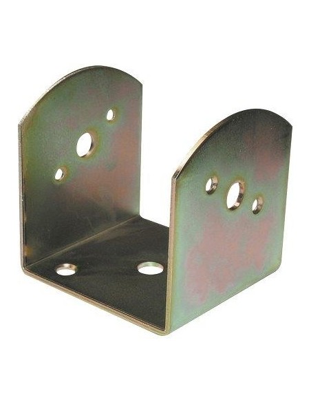 SUPPORTO GAZEBO A U 837 ZINCATO GIALLO S.MM 3,0 MM 90X90 H.MM 95