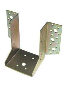 GIUNZIONE GAZEBO ESTREMITA ALI ESTERNE 797 ZINCATA GIALLA S.MM 2,0 MM 100X 90