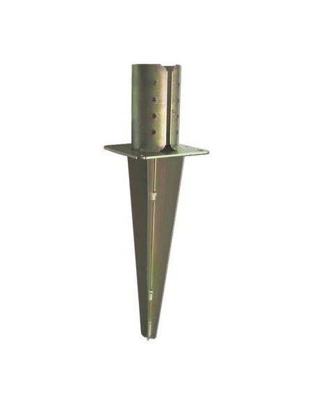 SUPPORTO GAZEBO TONDO A CONFICCARE 956 ZINCATO GIALLO S.MM 4,0 MM 120