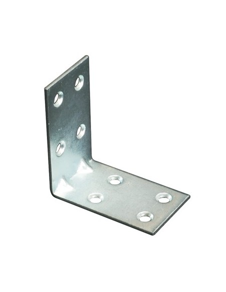 GIUNZIONE 8 FORI ANGOLARE ZINCATA S.MM 2,0 CF - PZ 50 CM  5X5X3