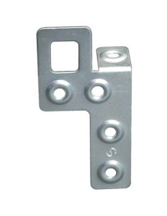 ATTACCAGLIA LATERALE PENSILI ACCIAIO ZINCATO SX