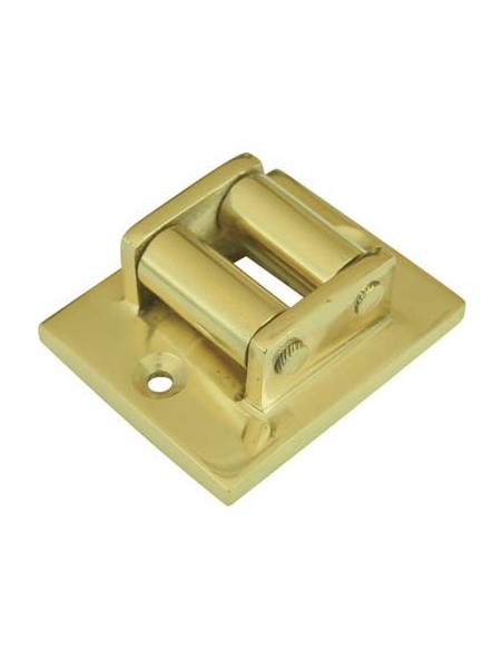 GUIDACINGHIA A RULLI FORI VERTICALI COTTALI OTTONE LUCIDO MM 45X60