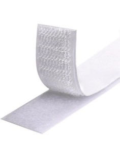 VELCRO ADESIVO TENDA MASCHIO FEMMINA BIANCO H.CM 2 MT 25