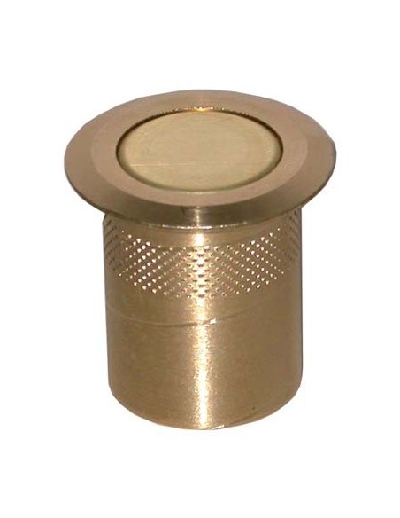 POZZETTO A MOLLA X ASTA CREMONESE OTTONE LUCIDO MM 12