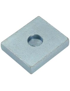PIASTRA PERNO INFERIORE A SALDARE 349 COMBI ZINCATA MM 60X60 F.MM 24,5 S.MM 20