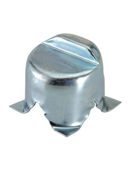 BATTENTE ARRESTO CANCELLO A MURARE 380 COMBI ZINCATO MM 103X103 H.MM 72/89