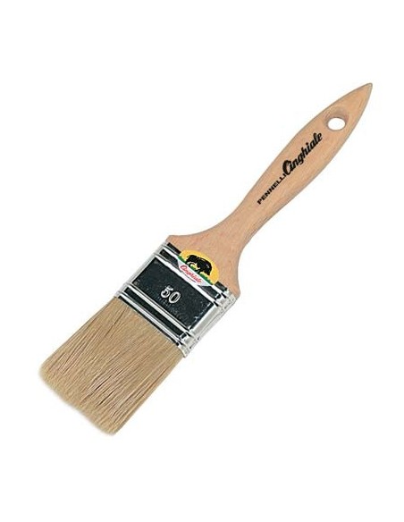 PENNELLESSA M.LEGNO 542 CINGHIALE SETOLA BIONDA MM 20X52