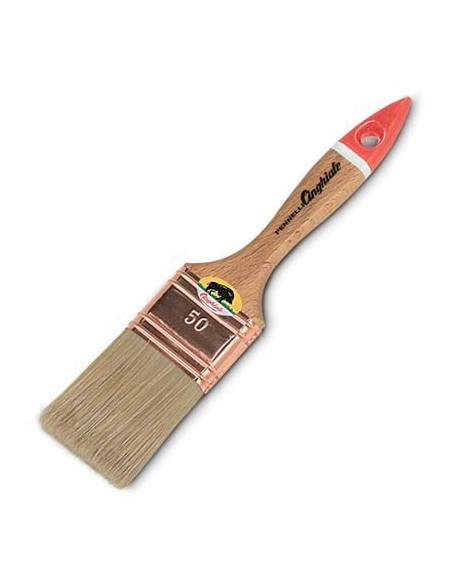 PENNELLESSA M.LEGNO 537 CINGHIALE SETOLA BIONDA MM 20X52