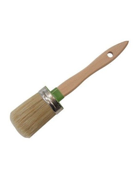 PENNELLO OVALINO MANICO PLASTICA VUOTO 100 ITR SETOLA BIONDA N...XMM  8X44