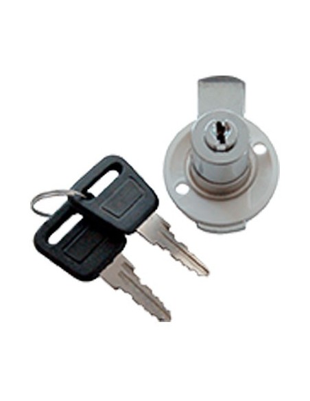 SERRATURA A CILINDRO X CASSETTI MERONI PLASTICA MARRONE MM 38 CILINDRO MM 17X20