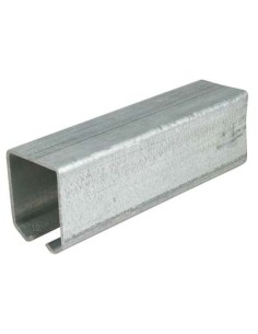 BINARIO X CARRELLI SCORREVOLI 20 OMGE ZINCATO MM 33,5X30 L.MT 3 PORTATA KG 100